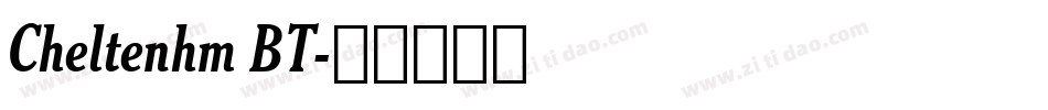 Cheltenhm BT字体转换